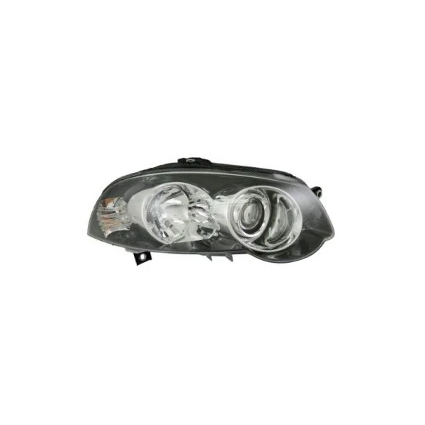 Farol Principal Lado Direito Máscara Negra Aro Cromado - CAMBUCI IMPORTS 031164