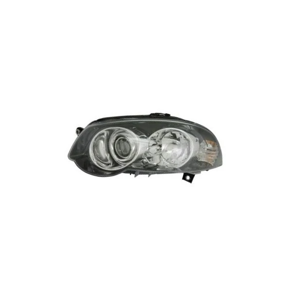 Farol Principal Lado Esquerdo Máscara Negra Aro Cromado - CAMBUCI IMPORTS 031165
