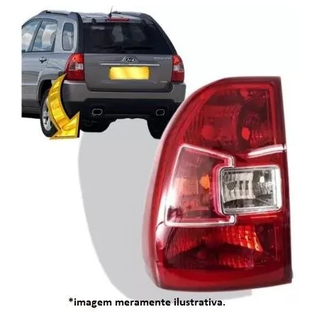 Lanterna Traseira KIA MOTORS SPORTAGE Lado Esquerdo Pìsca Vermelho - CAMBUCI IMPORTS 035974