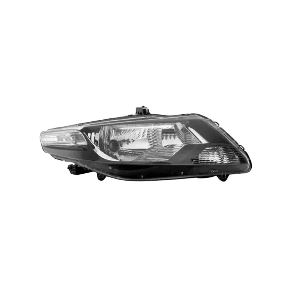 Farol Principal HONDA CITY Lado Direito Máscara Negra - TYC 19472