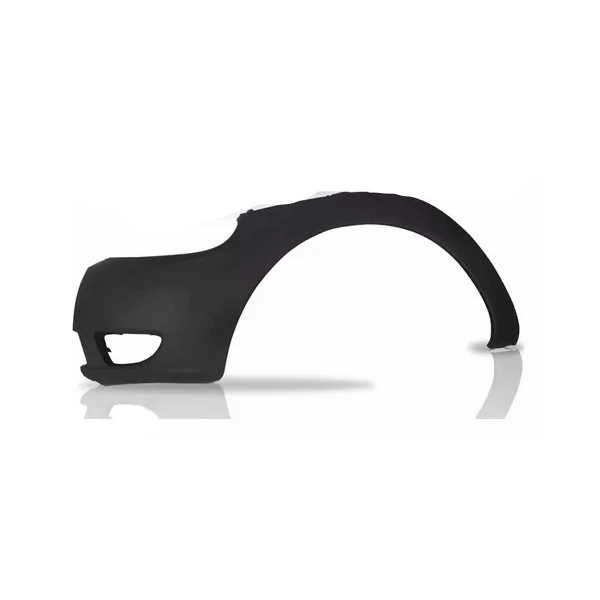 Para-choque Dianteiro FORD KA Lado Esquerdo Preto Liso - CAMBUCI IMPORTS 038438