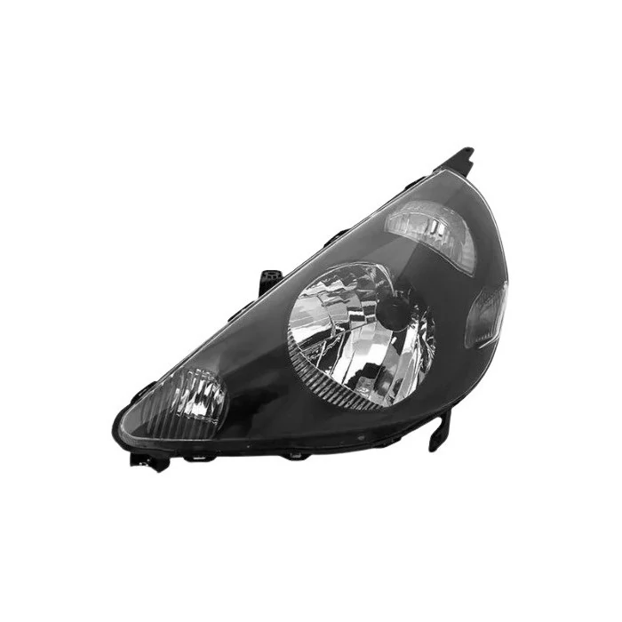 Farol Principal HONDA FIT Lado Esquerdo Máscara Negra - CAMBUCI IMPORTS 041497