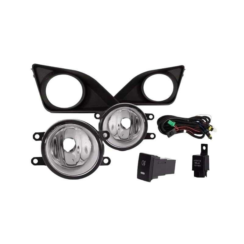 Kit Farol Auxiliar TOYOTA COROLLA Aro Preto - CAMBUCI IMPORTS 042827