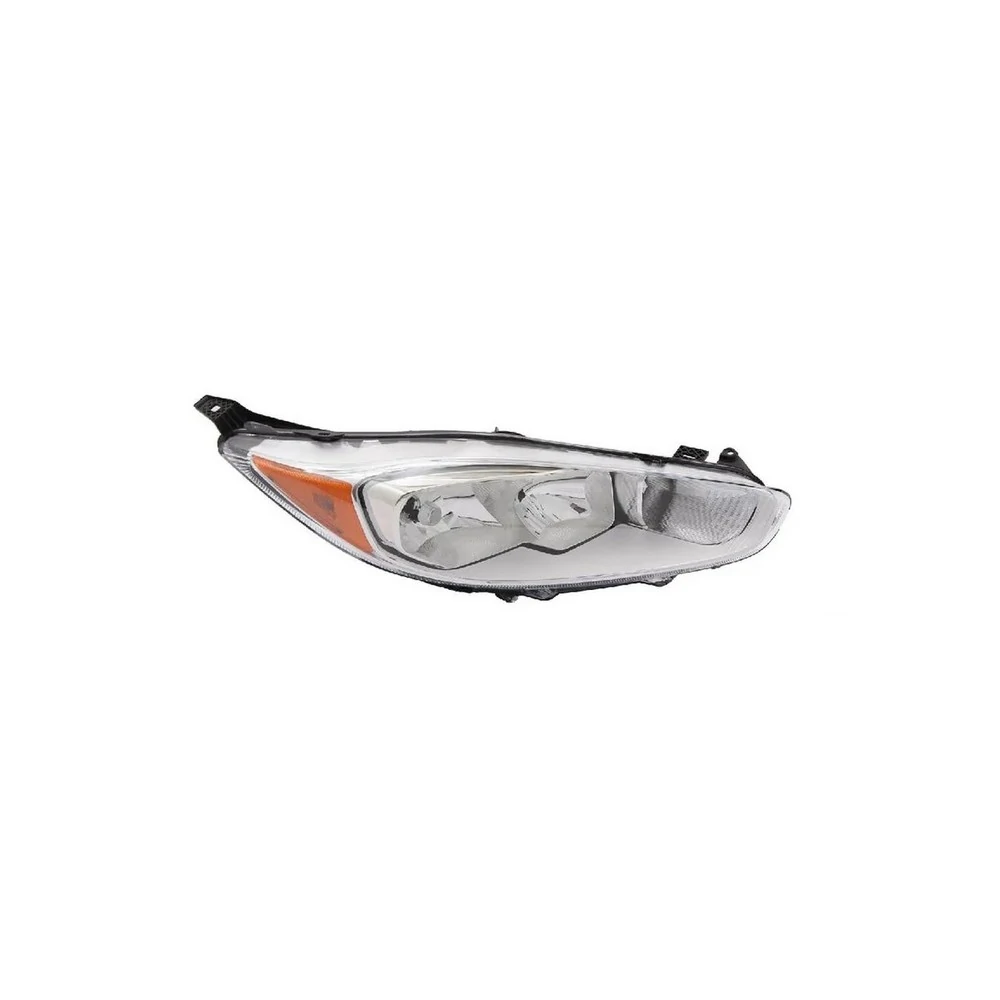 Farol Principal FORD FIESTA Lado Direito Máscara Cromada Pisca Âmbar - CAMBUCI IMPORTS 044370