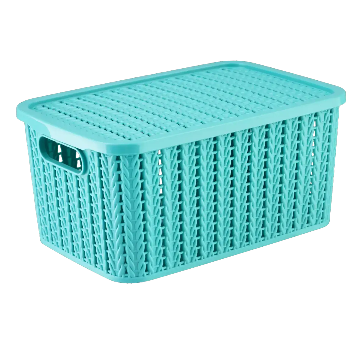Caixa Organizadora Azul Trama 4,7l Plasútil