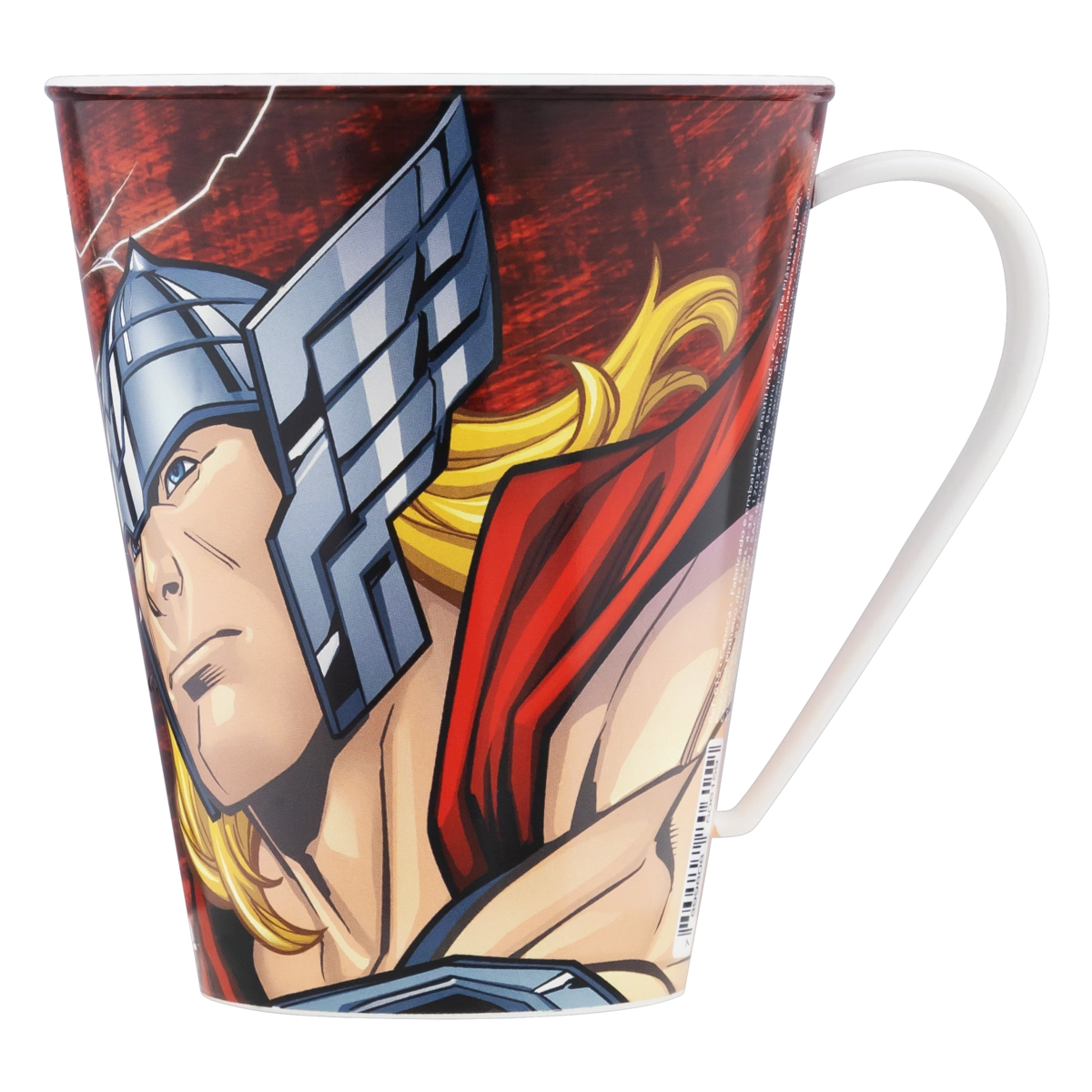Caneca Plástica Avengers Thor 360ml Plasútil