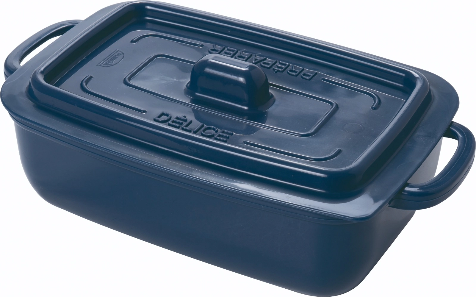 Pote Supreme Retangular Azul Navy 1.12l 18328 Plasutil