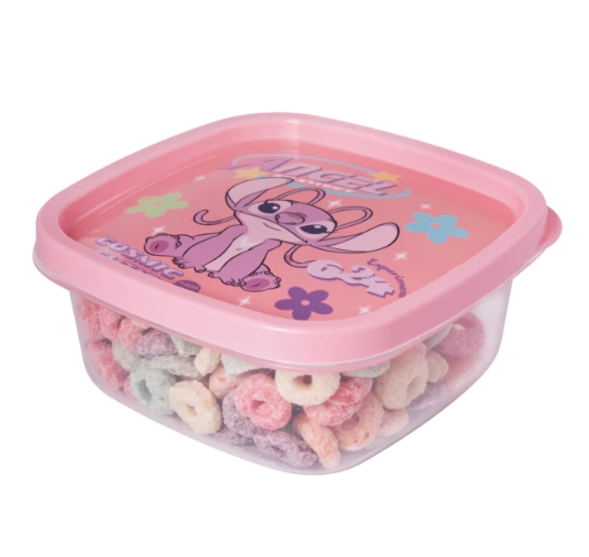Pote Quadrado Angel 580ml Plasultil