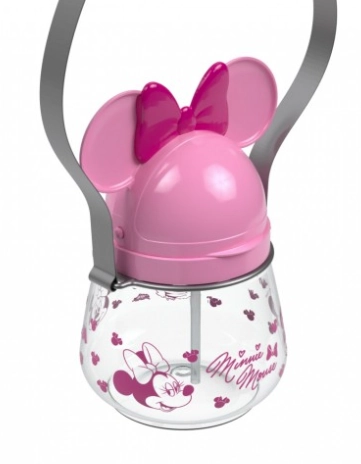 Garrafa Ludica Flip Minnei Rosa 1,1l Plasutil