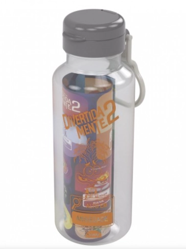 Garrafa Abre Facil Divertidamente 600ml Plasutil