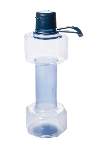 Garrafa Plasutil 1l Halter Fitness M