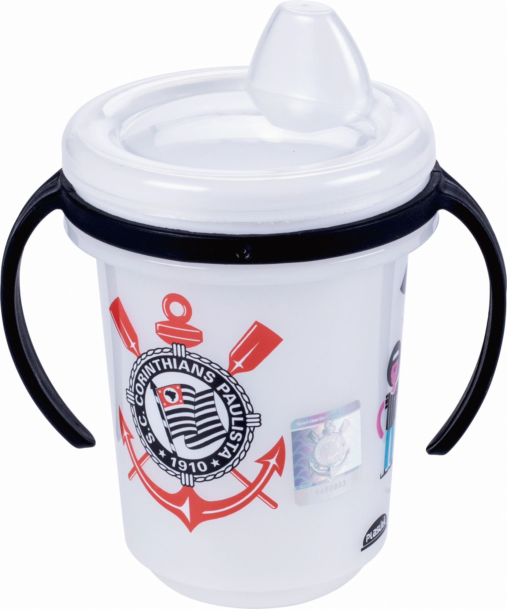 Caneca Plasutil 330ml Corinthians