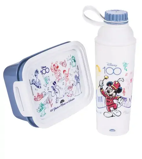 Kit Garrafa Marmita Mickey Amigos