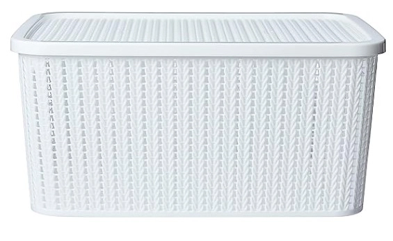 Caixa Trama Branca 14.5l 15414 Plasutil