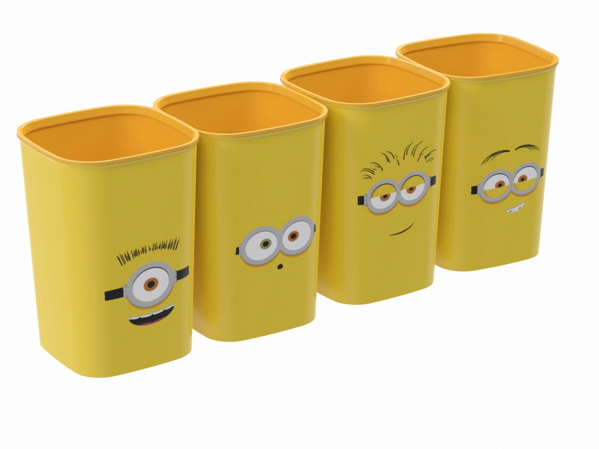Porta Canetas Dec Minions 4pcs 14755 Plasutil