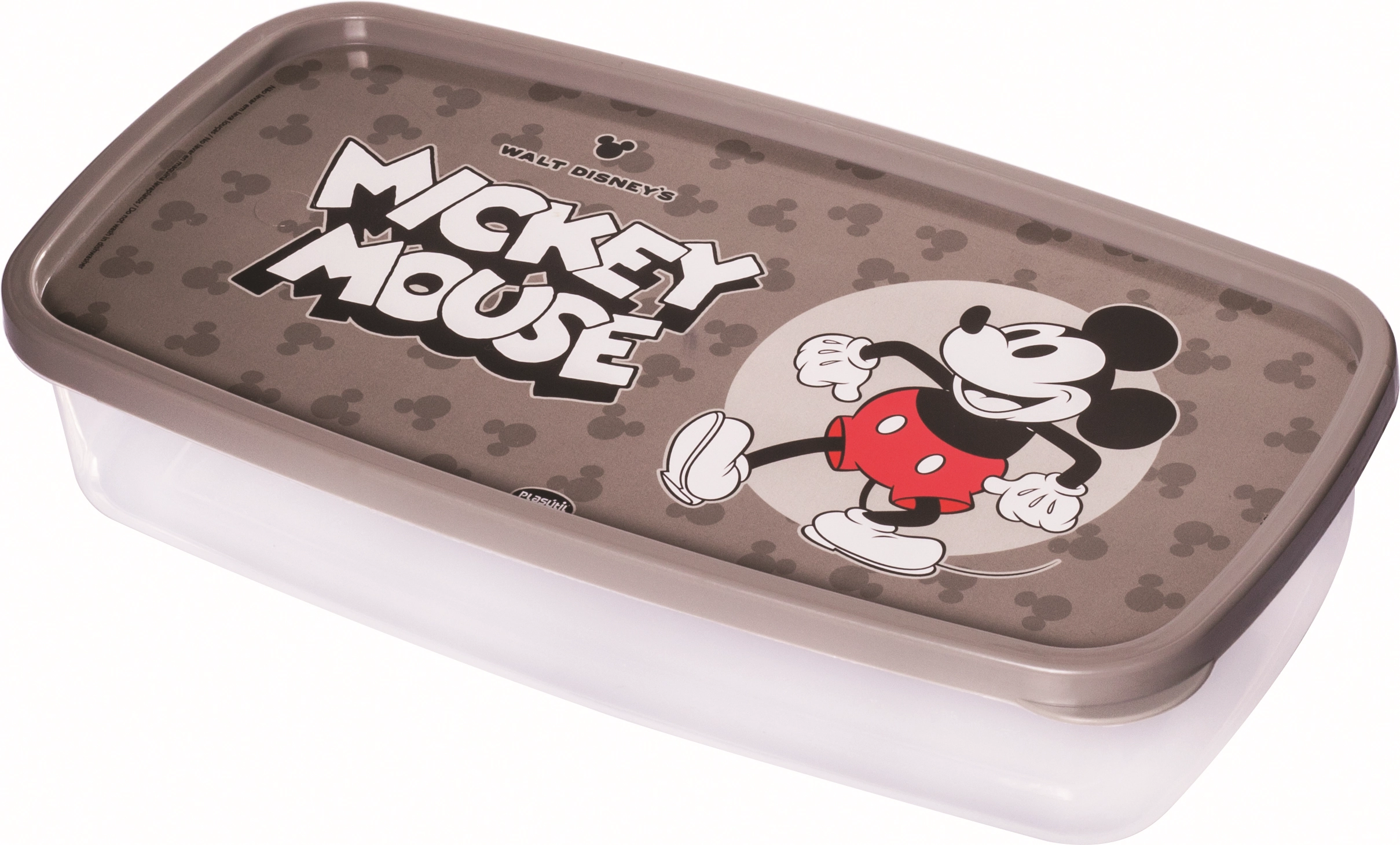 Pote Marmita Mickey Retangular Nr.2 14615 Plasutil