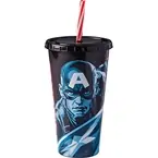 Copo Refri Capitao America 700ml Plasutil