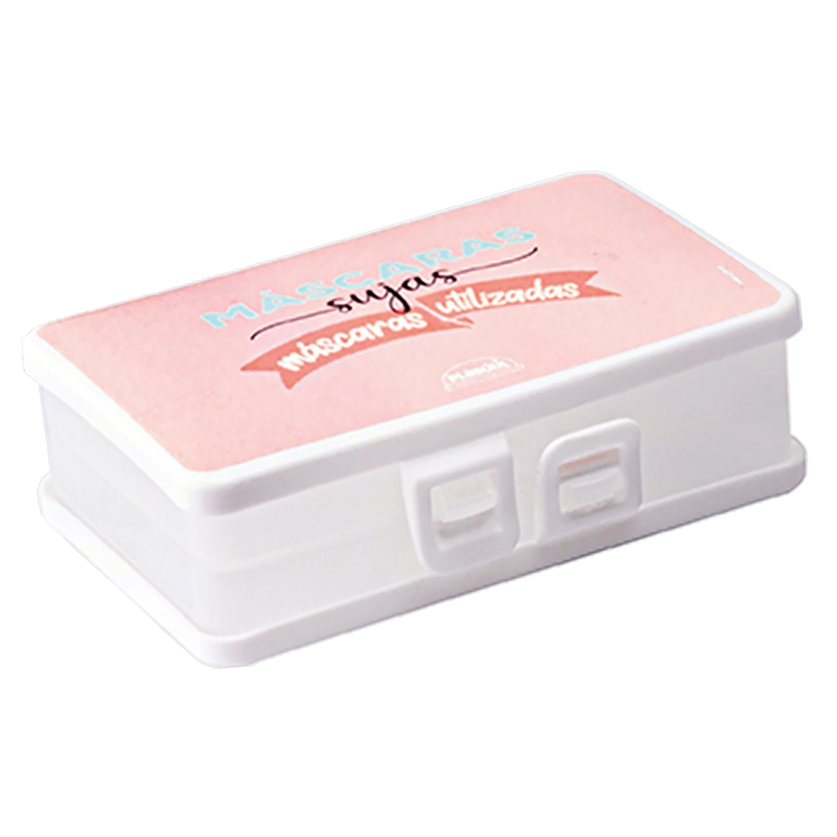 Porta Mascara Escolar Estojo Duplo Sujo E Limpo Rosa/lilas