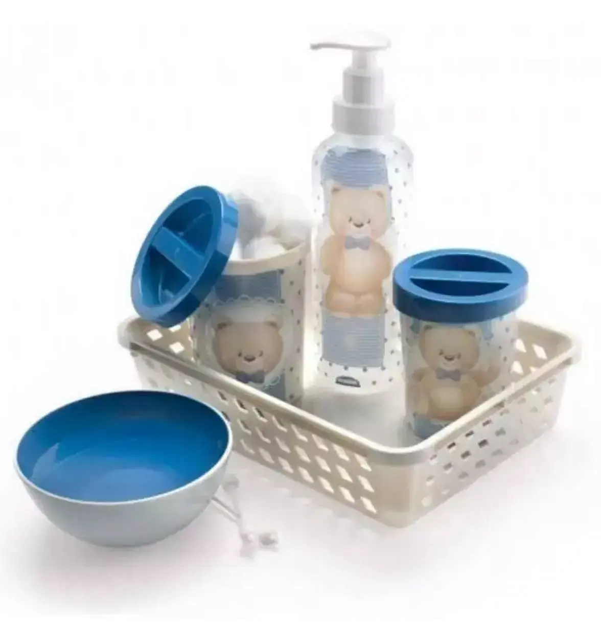 Kit Higiene Infantil 5 Peças Decoradas Plasútil