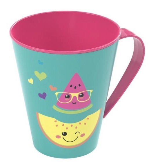 Caneca Plasutil Frutas 360ml