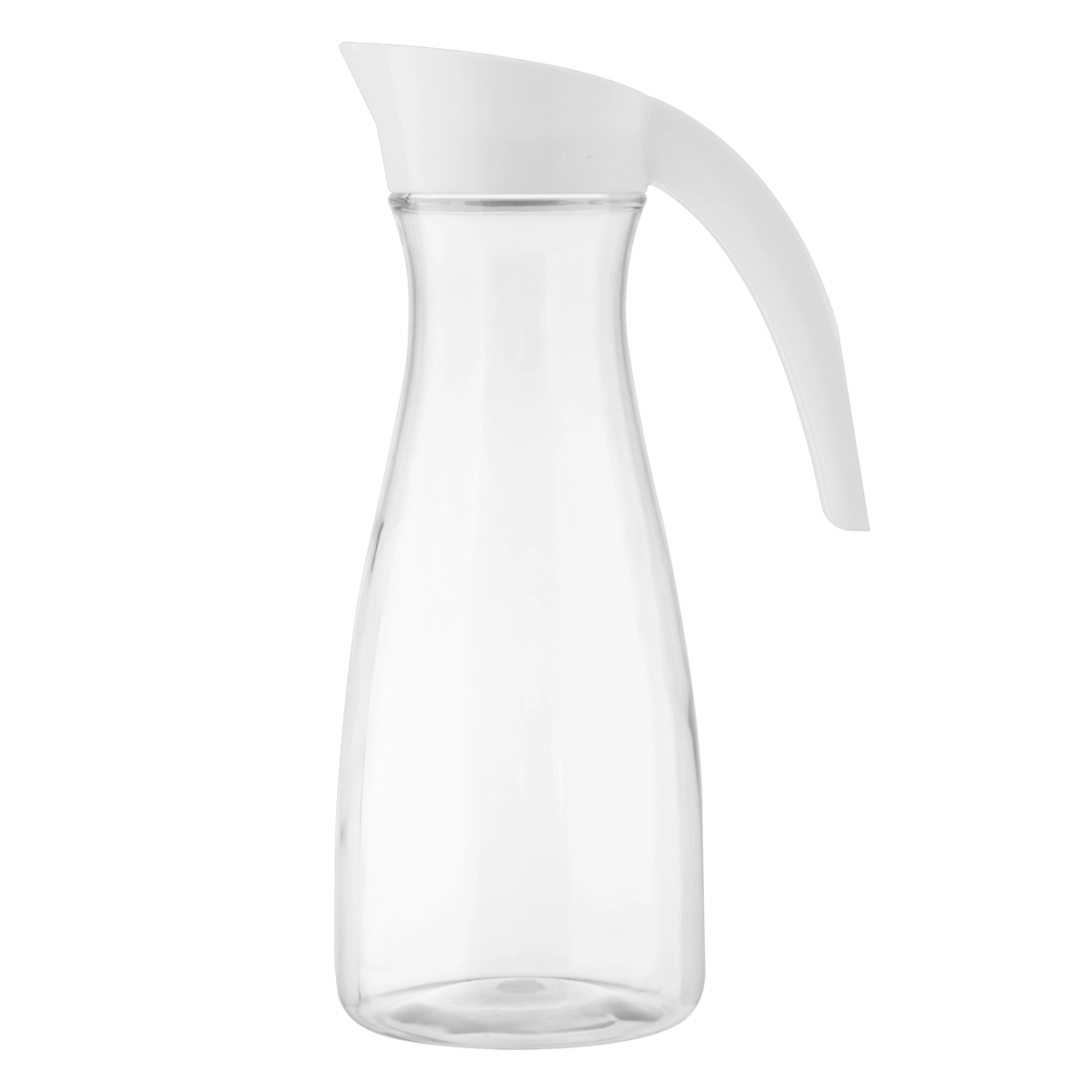 Jarra New York Plasútil com Válvula de Silicone 1 Litro Tampa Branca E Recipiente Incolor