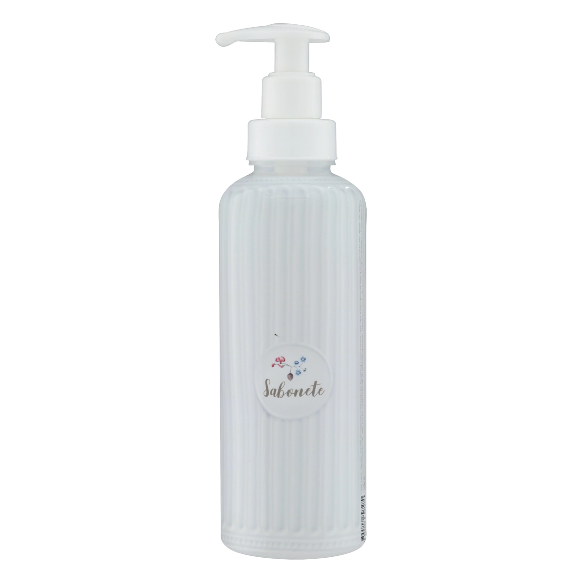 Porta Sabonete Líquido Floral Provence 480ml Plasútil Decora
