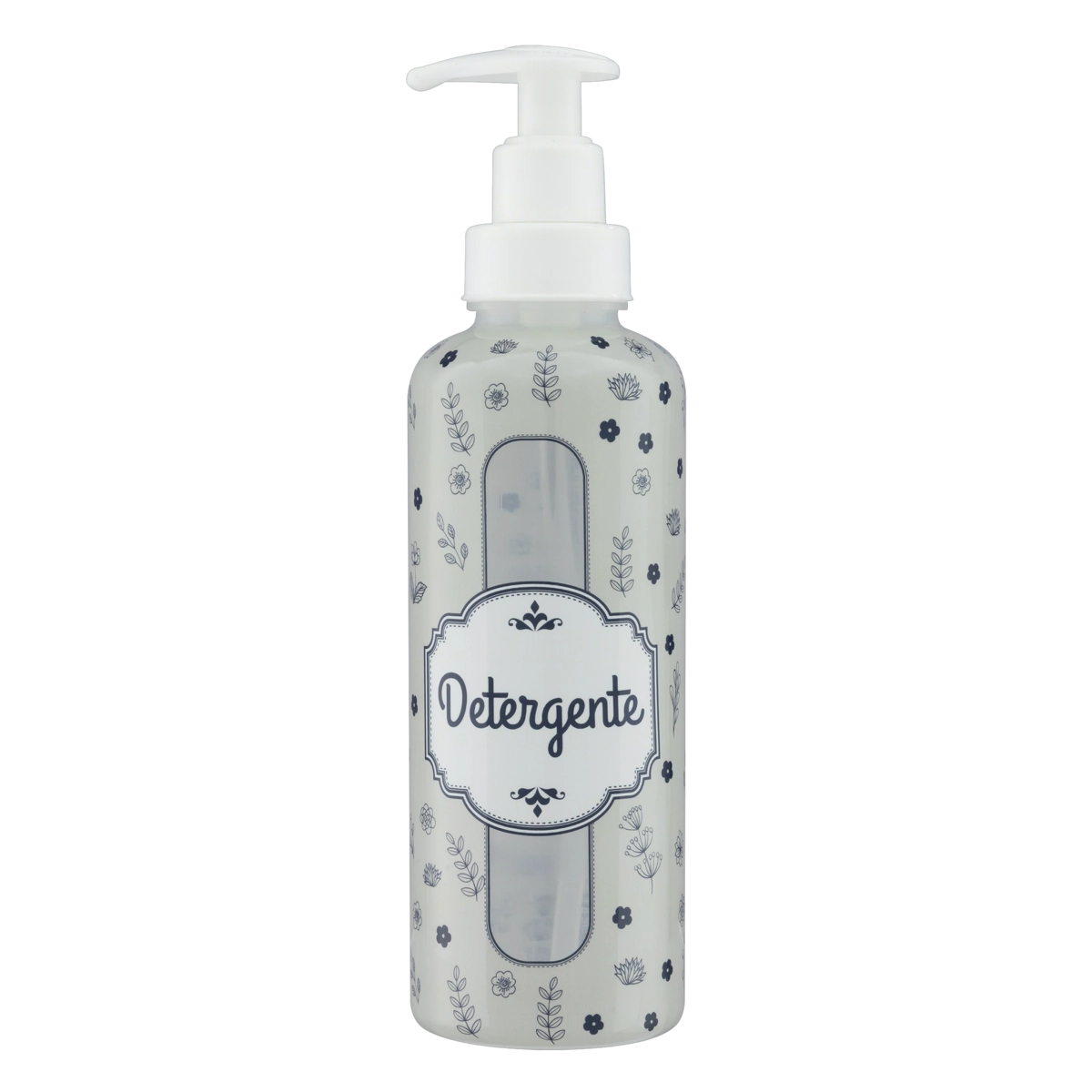 Porta Detergente Lettering 480ml Plasútil Decora