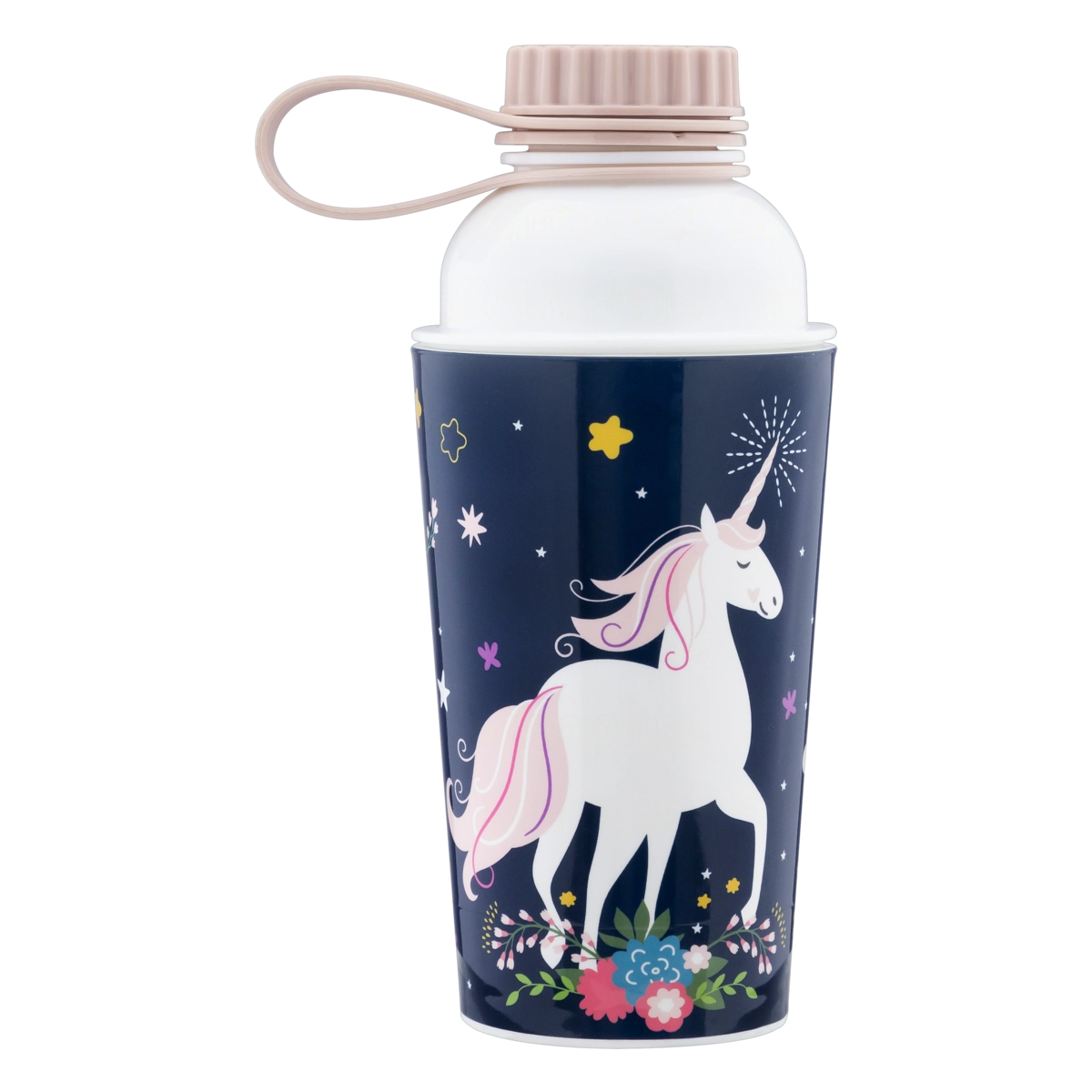Garrafa Unicórnio Magic Baixa 430ml Plasútil Vip