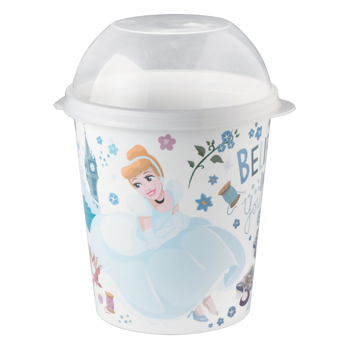 Porta Mix Princess Cinderela Pipoca Alto Plasútil