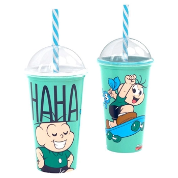 Copo Shake Cebolinha Lacos 500ml 10225 Un Plasutil