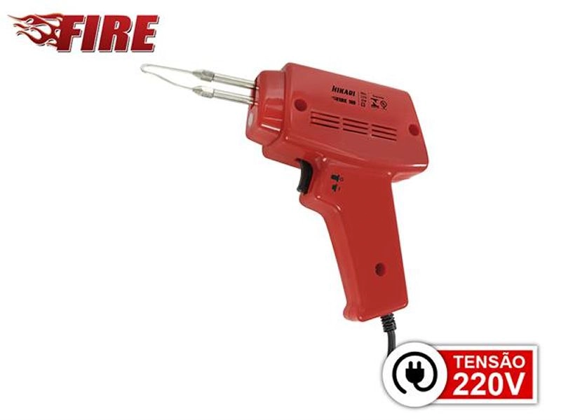 Ferro De Solda Pistola Hikari Fire 150 - 55w / 65w - 220 Volts