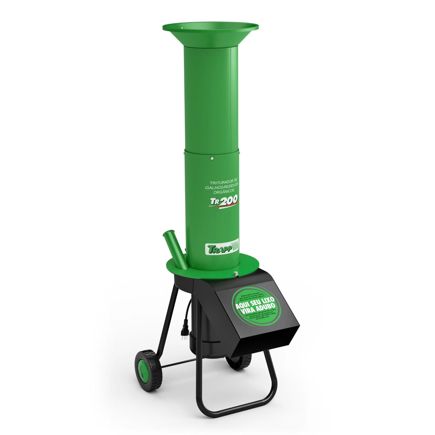 Triturador de Galhos e Folhas Elétrico Trapp TR-200 220V 1,47Hp