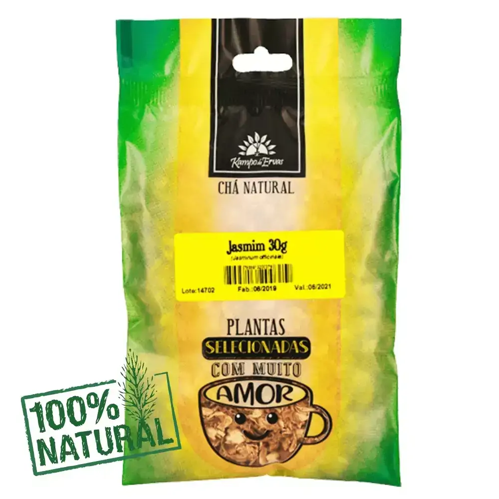 Jasmim Chá 100 % Natural só Flores Kampo de Ervas 30 g