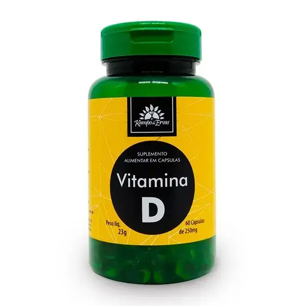Vitamina D Kampo de Ervas 60 Cápsulas de 250mg
