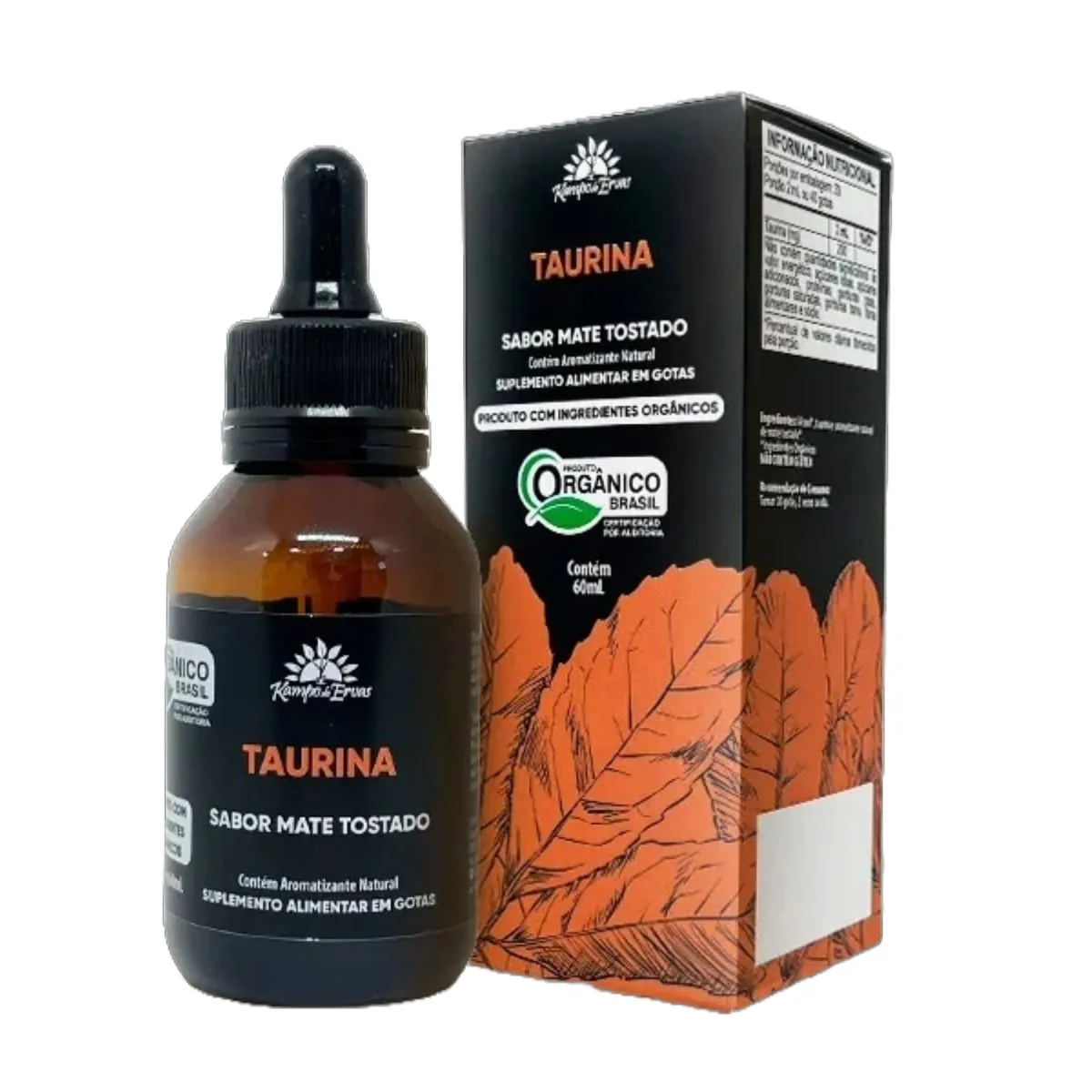 Taurina Líquida Orgânica Kampo de Ervas 60ml
