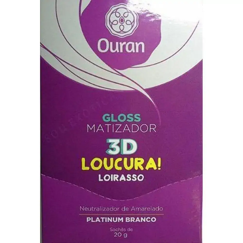 Matizador 3d Platinum Branco 20g