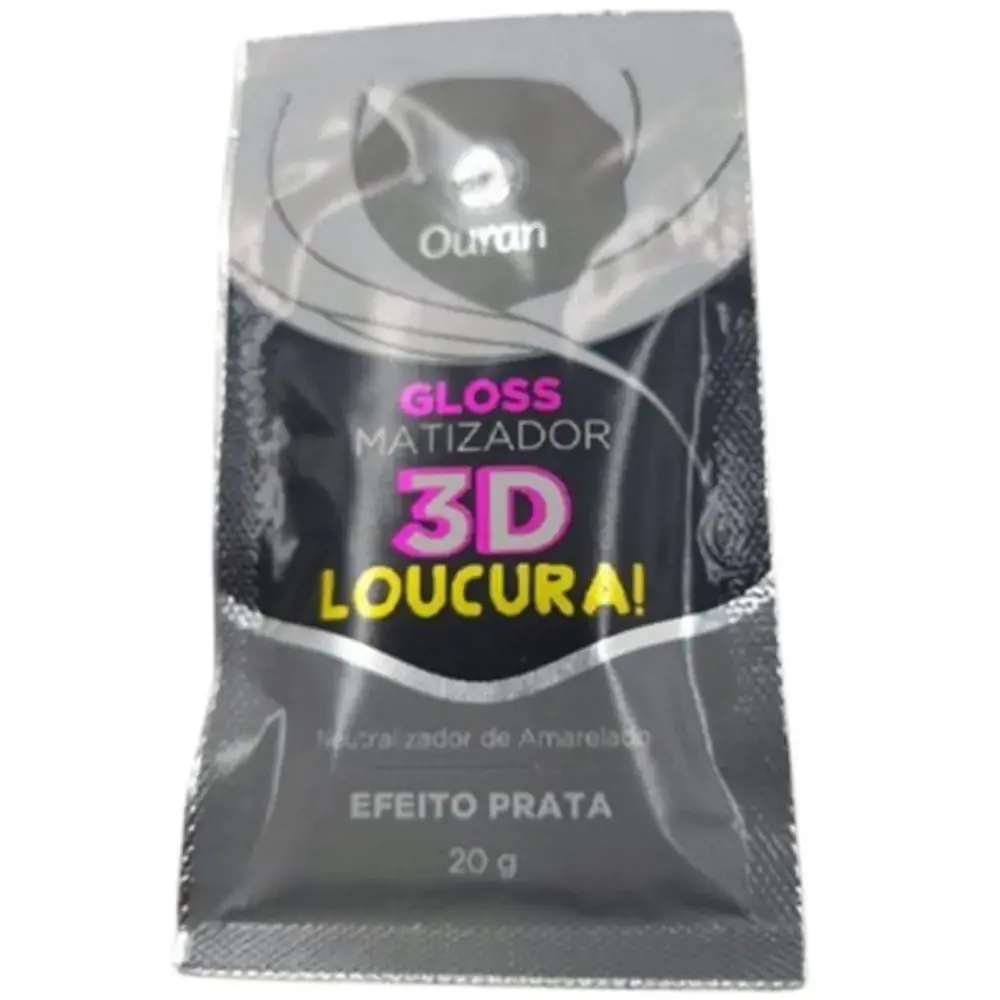 Matizador 3d Efeito Prata 20g