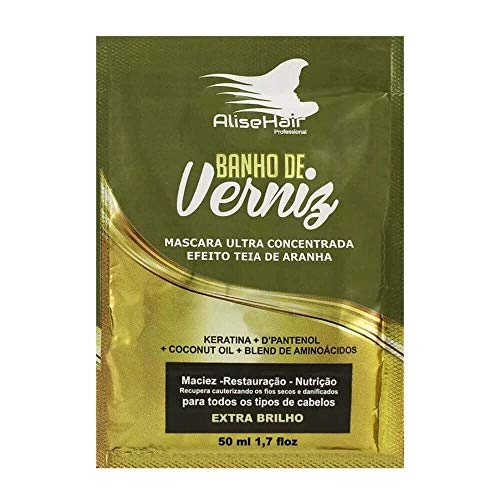 Mascara Hidratacao Alise Hair 50ml Banho De Verniz