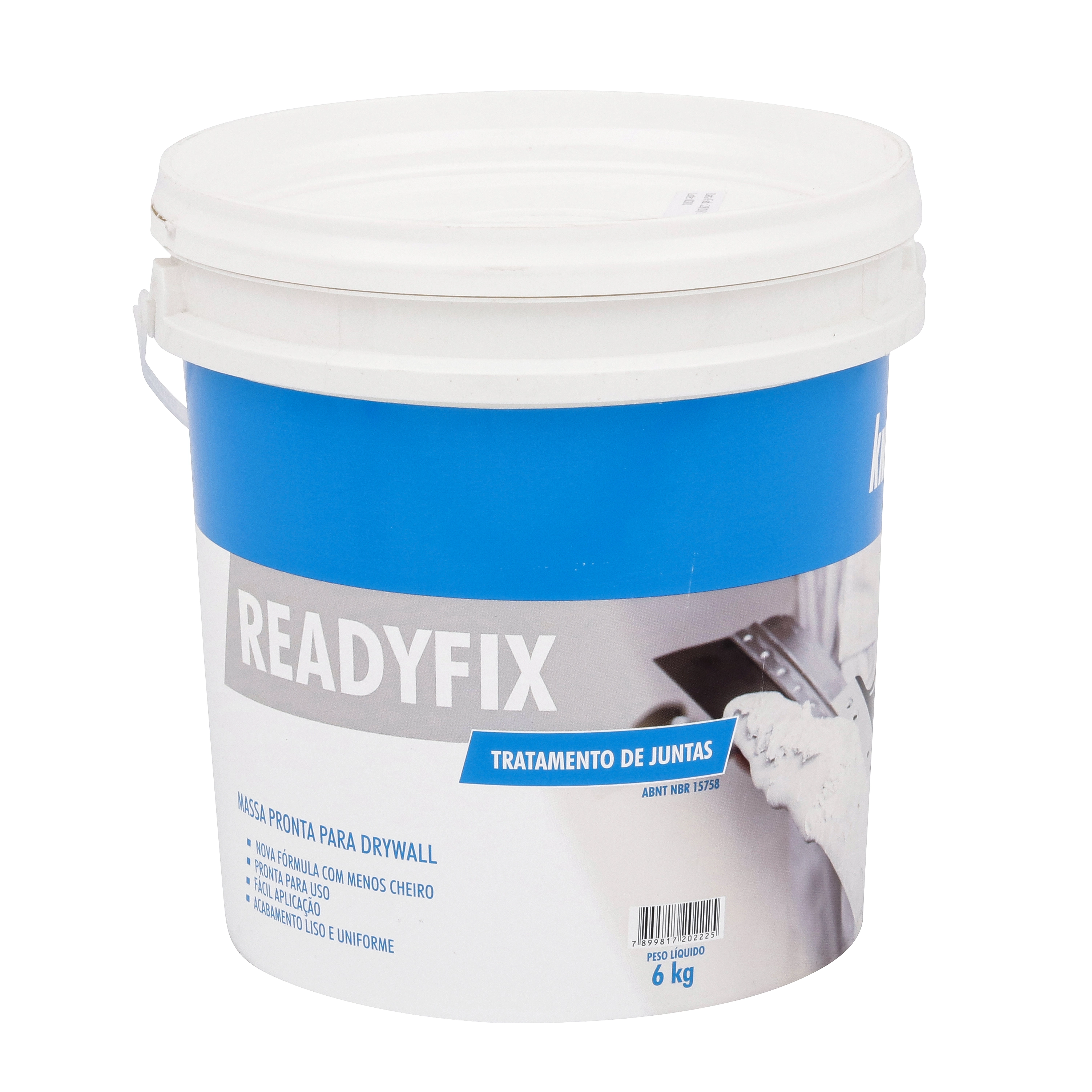 Massa para Junta de Acabamento Readyfix Balde 6kg Knauf