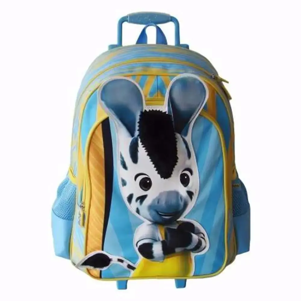 Mochila Com Carrinho Zou Az/ama