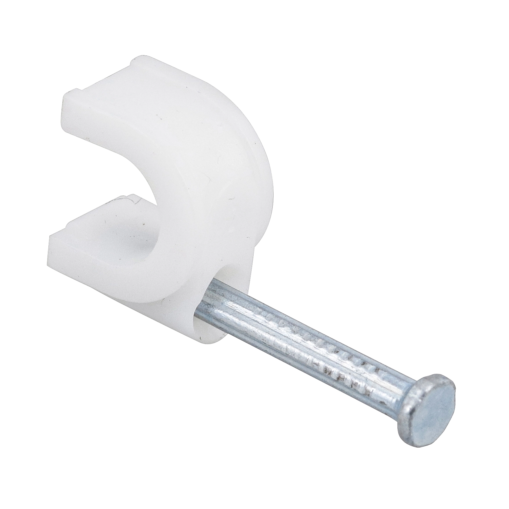 Fixa Fio Coaxial 7 2,5x25 Branco com 60 Unidades Sforplast