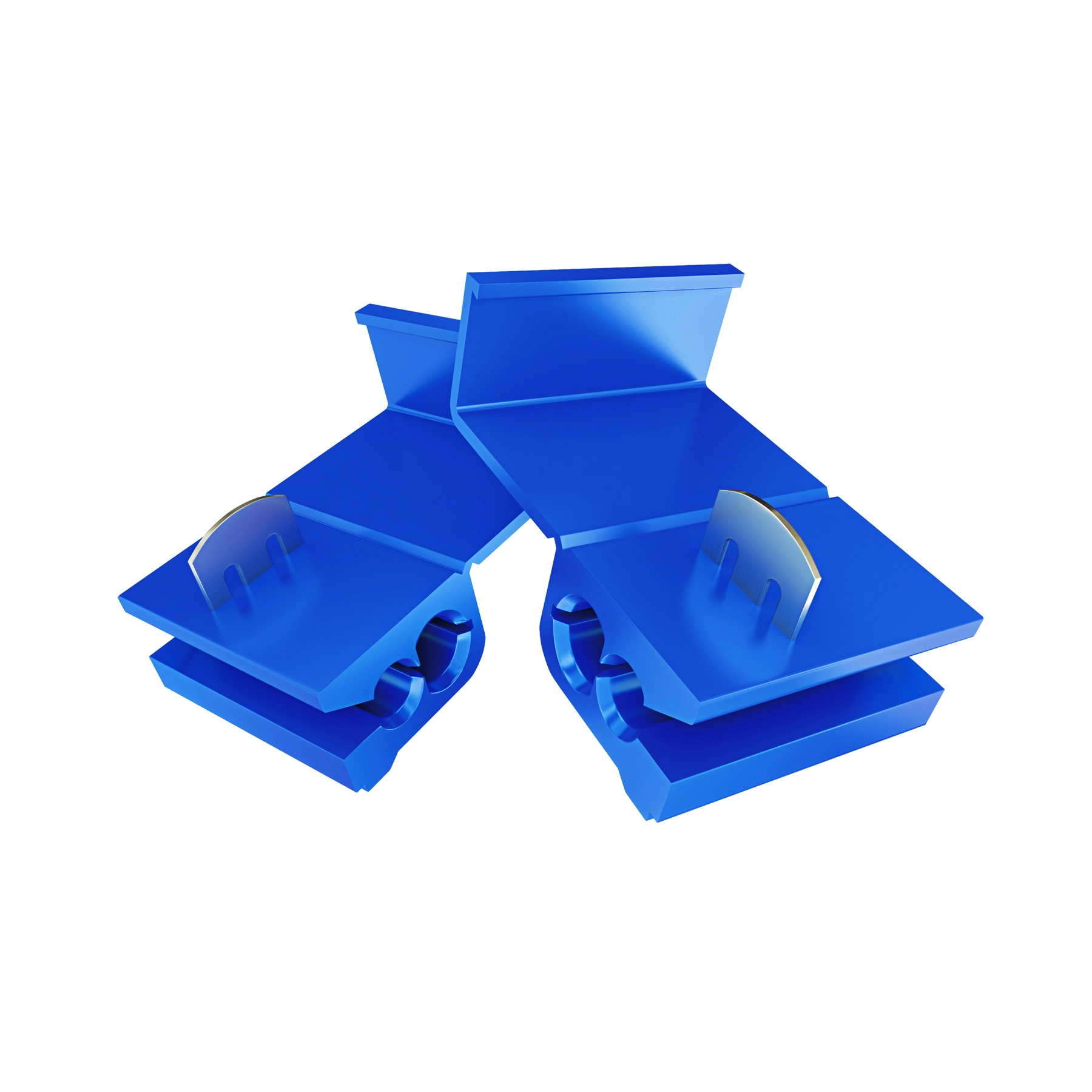 Conector 1,5-2,5mm Azul com 6 Unidades Sforplast