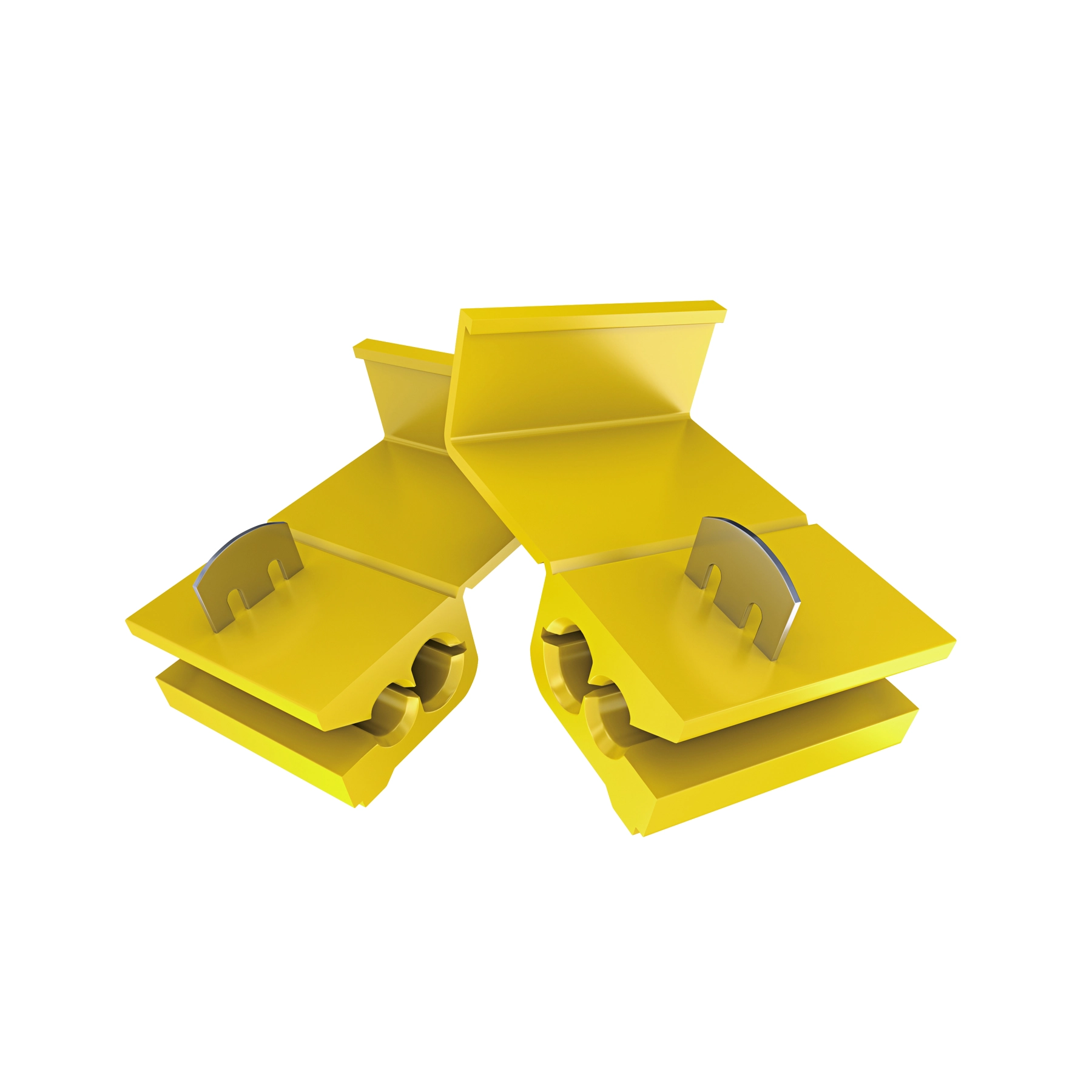 Conector Derivação 2,5-6mm Amarelo com 100 Unidades Sforplast