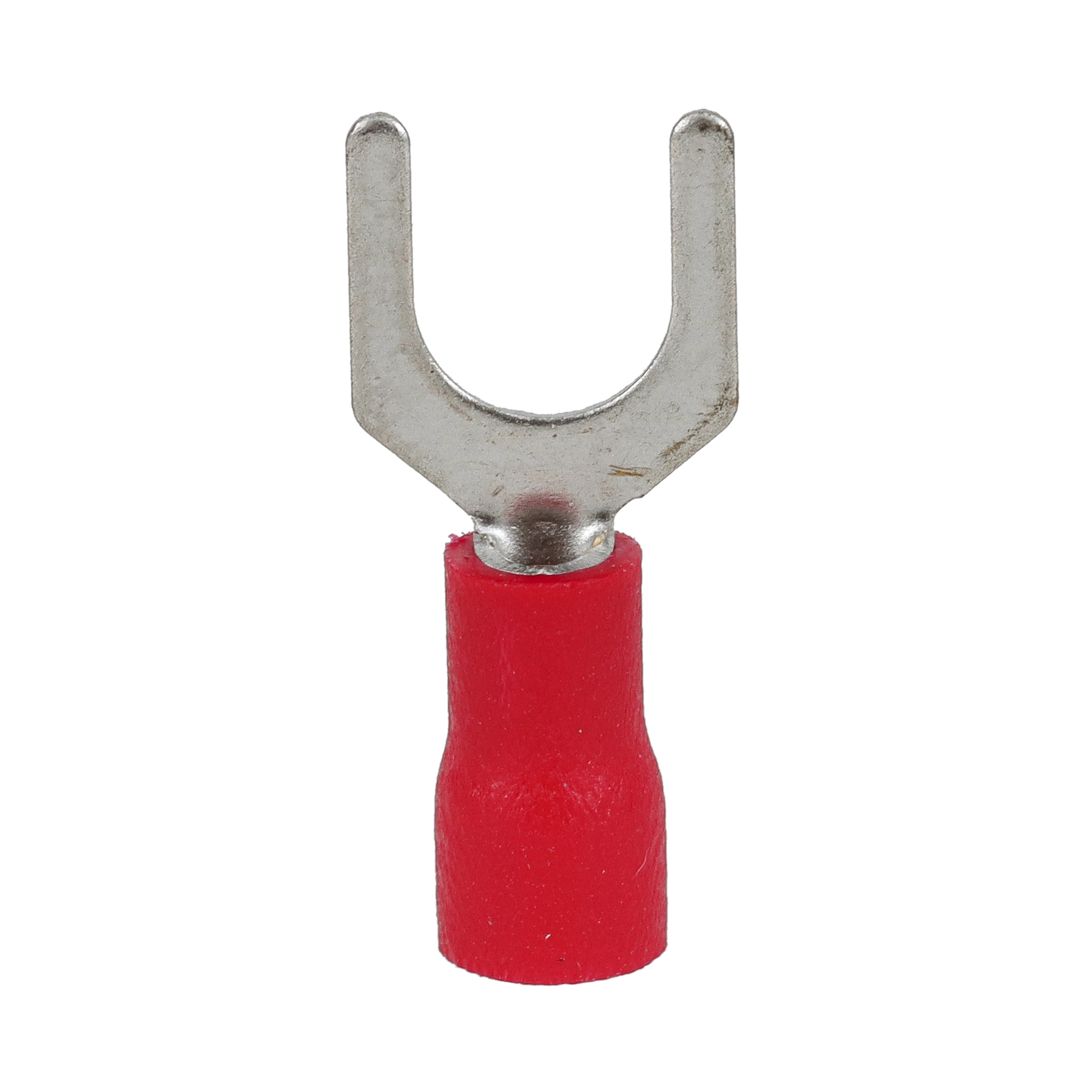 Terminal Forquilha Pré-Isolado Vermelho 0,5x1,5mm² M6 20Pçs Sforplast