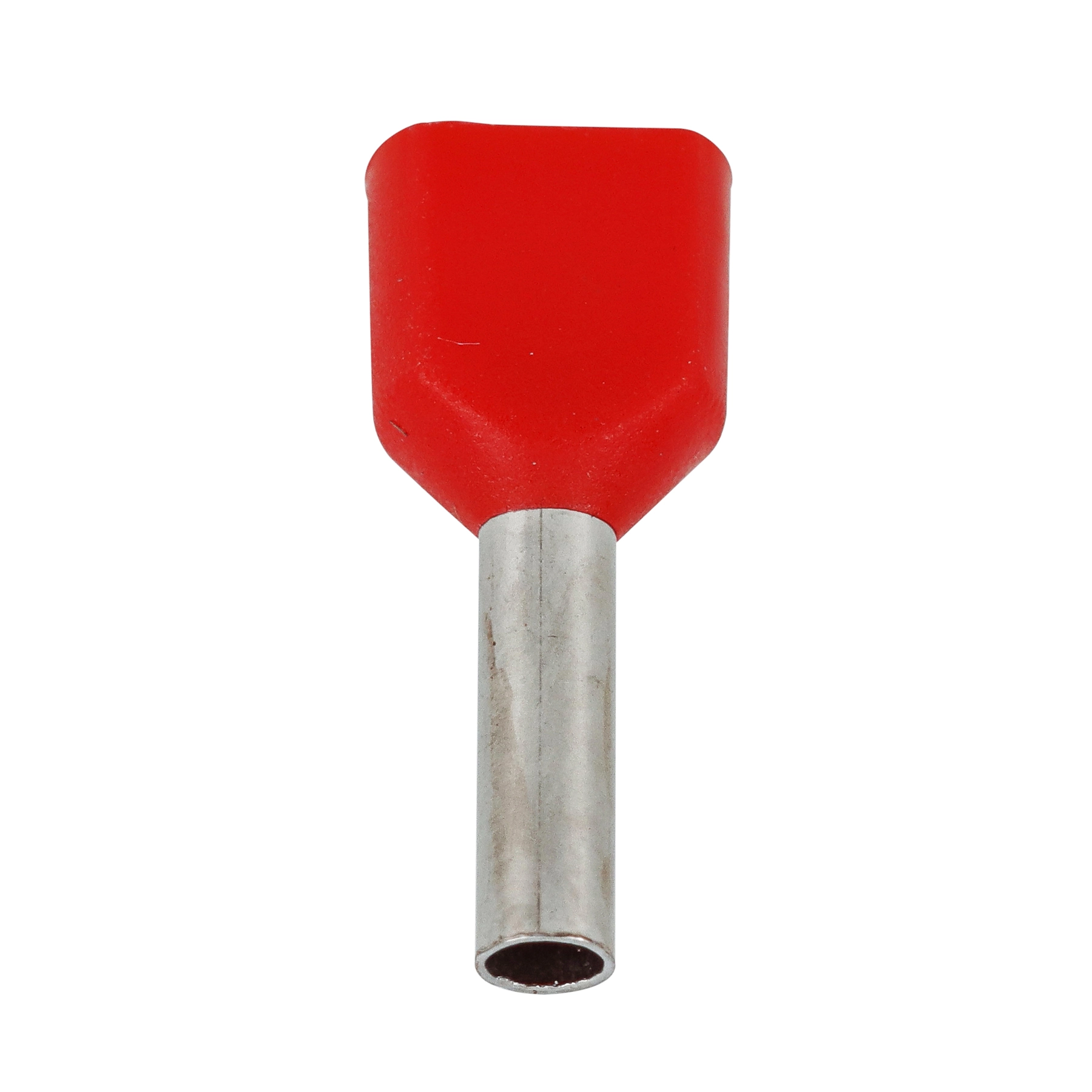 Terminal Isolado Tubolar Duplo Vermelho 1,0mm² C8 20Pçs Sforplast