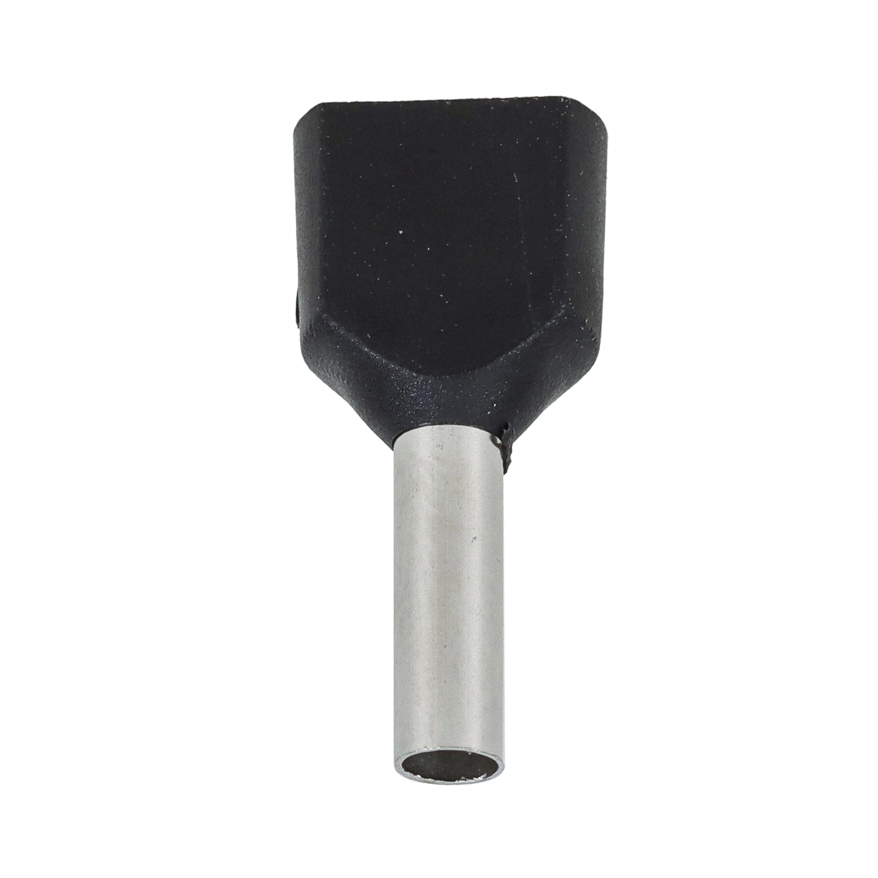 Terminal Isolado Tubolar Duplo Preto 1,5mm² C8 20Pçs Sforplast