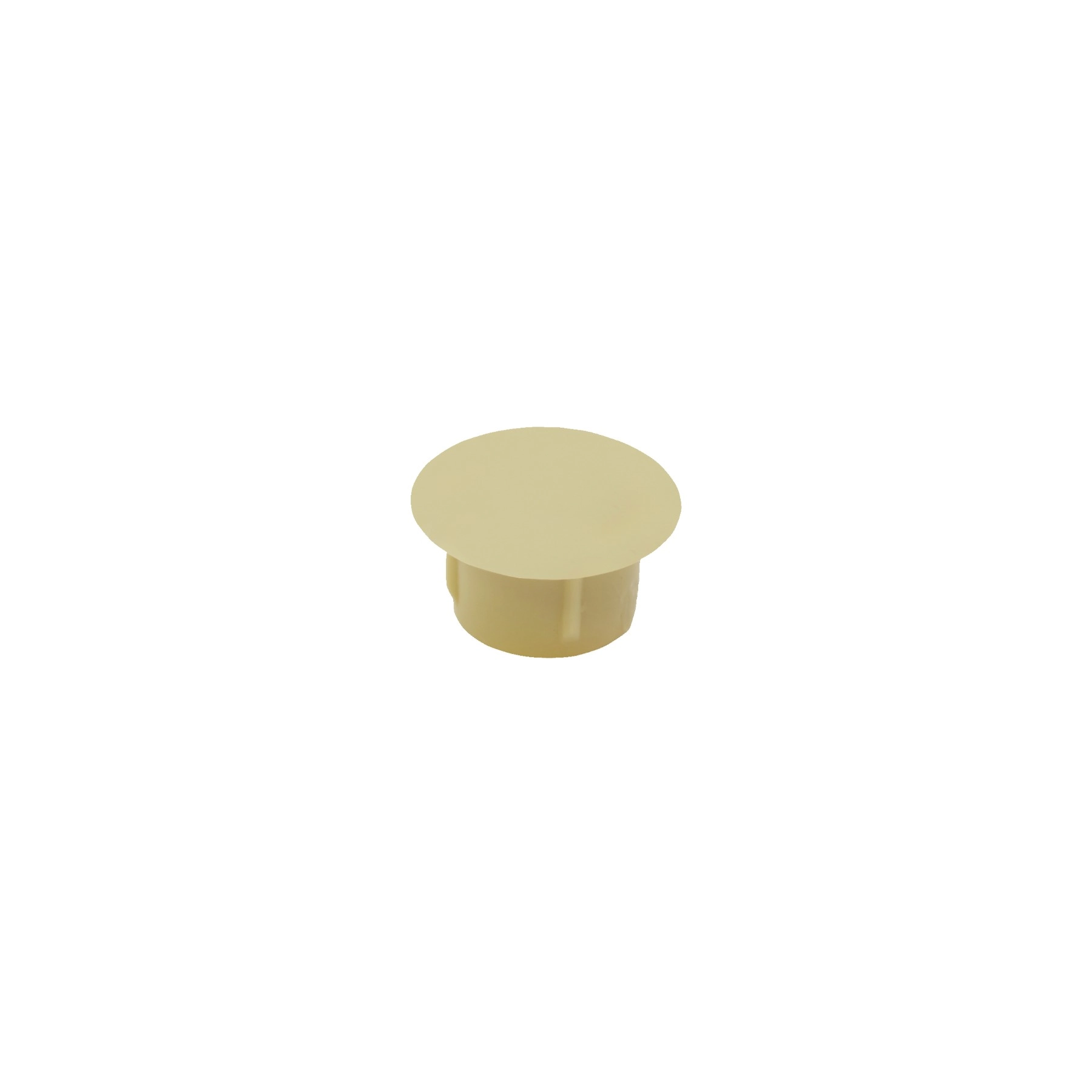 Tapa Furo 8mm Marfim Encaixe para Móveis Sfor 20 peças