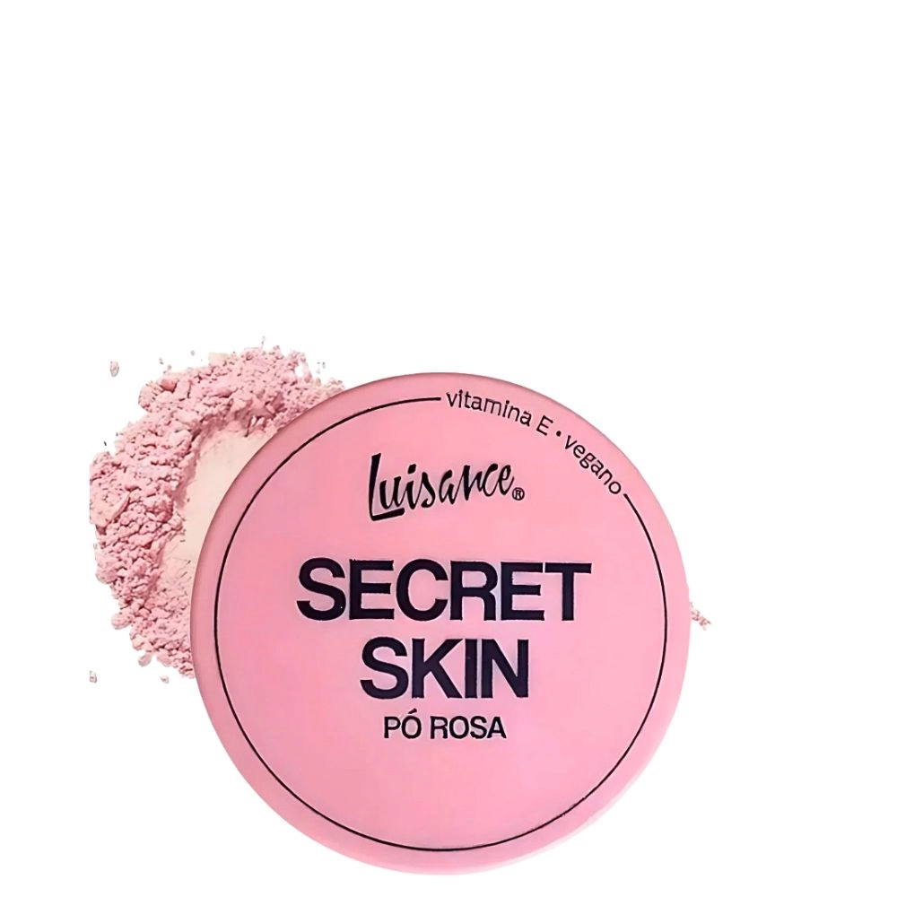 Pó Facial Rosa Secret Skin Luisance 1 Unidade