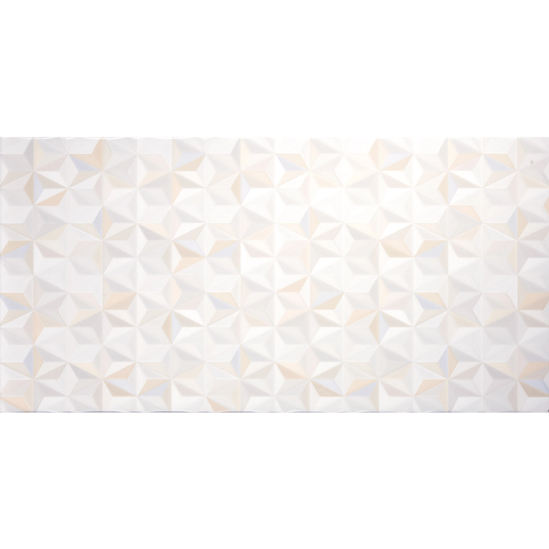 Revestimento Interno Brilhante Borda Arredondada 30X60cm Diamante Multicolor Pointer