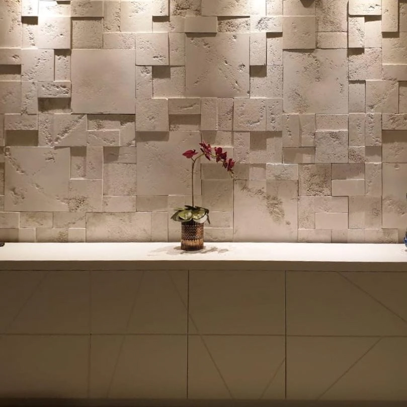 Revestimento Mosaico Pedra Cimentícia - Fendi Vitra (m²)